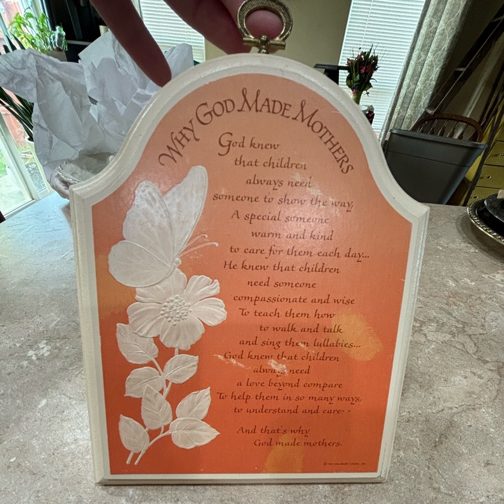 ✂️Why God made Mothers Plaque✂️